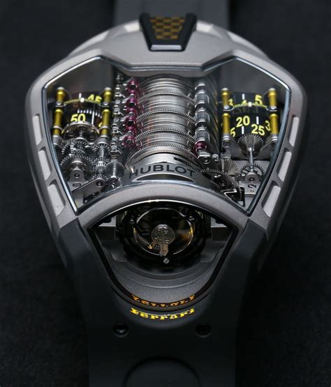 hublot ferrari montre|Hublot laferrari titanium yellow.